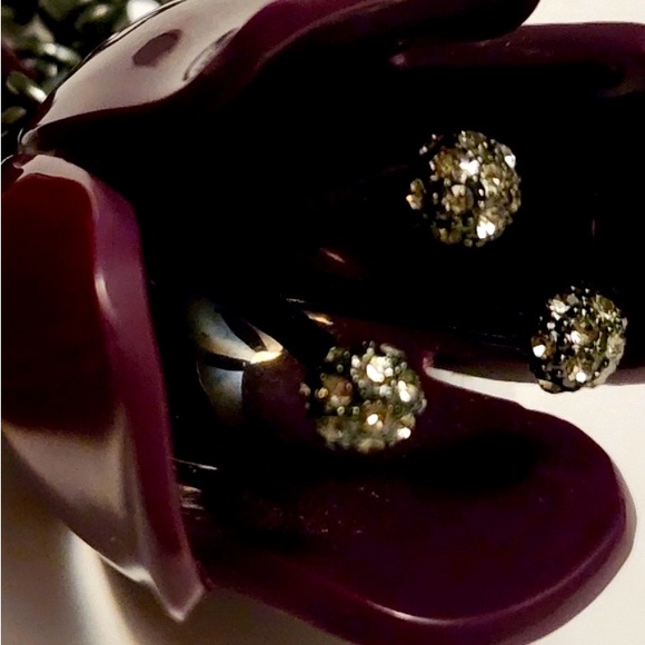 Coach ResinTea Rose Bag Charm/Keychain Fob - Picture 4 of 6